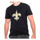 New Era NFL Team Logo T-Shirt New Orleans Saints schwarz - Gr. S