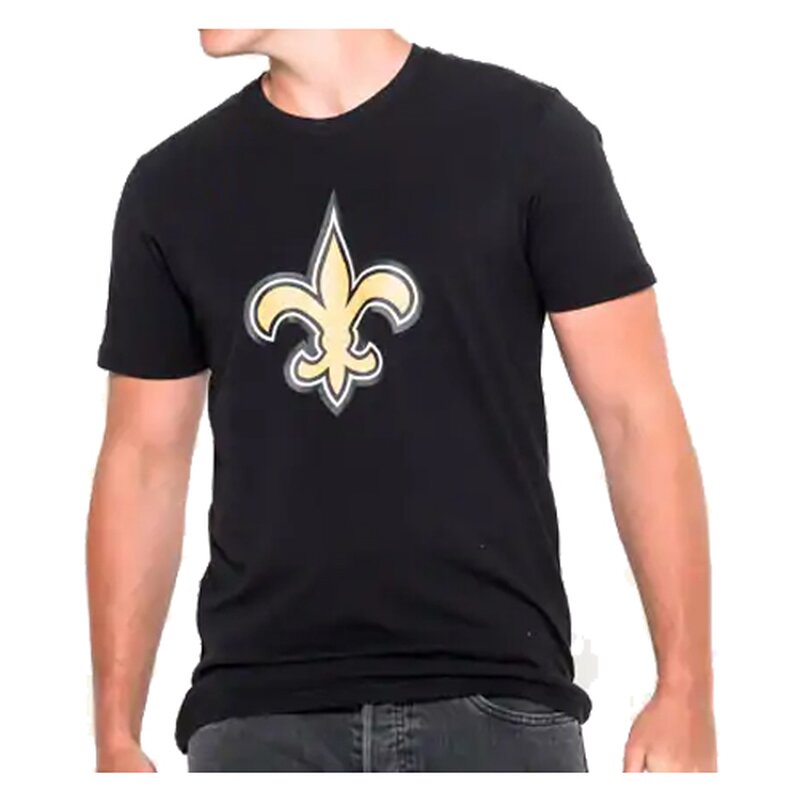 New Era NFL Team Logo T-Shirt New Orleans Saints schwarz - Gr. 2XL