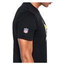 New Era NFL Team Logo T-Shirt Minnesota Vikings schwarz - Gr. XL