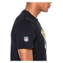 New Era NFL Team Logo T-Shirt Jacksonville Jaguars schwarz - Gr. M