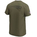 Fanatics NFL New England Patriots Logo T-Shirt - khaki Gr. 2XL