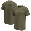 Fanatics NFL New England Patriots Logo T-Shirt - khaki Gr. 3XL