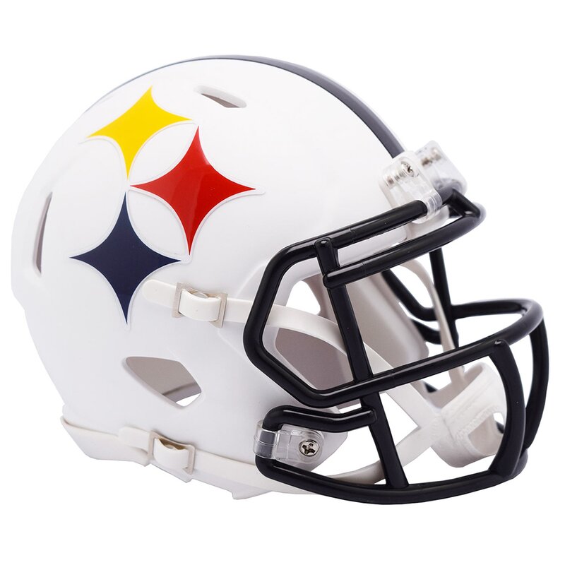 NFL AMP Team Pittsburgh Steelers Riddell Speed Replica Mini Helm