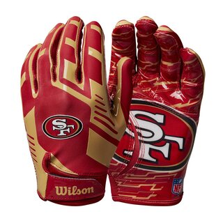 Wilson NFL Stretch Fit Youth Receiver Handschuhe Team San...