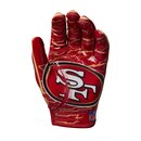 Wilson NFL Stretch Fit Youth Receiver Handschuhe Team San Francisco 49ers
